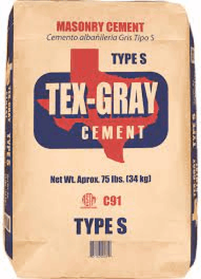 tex gray cement type s